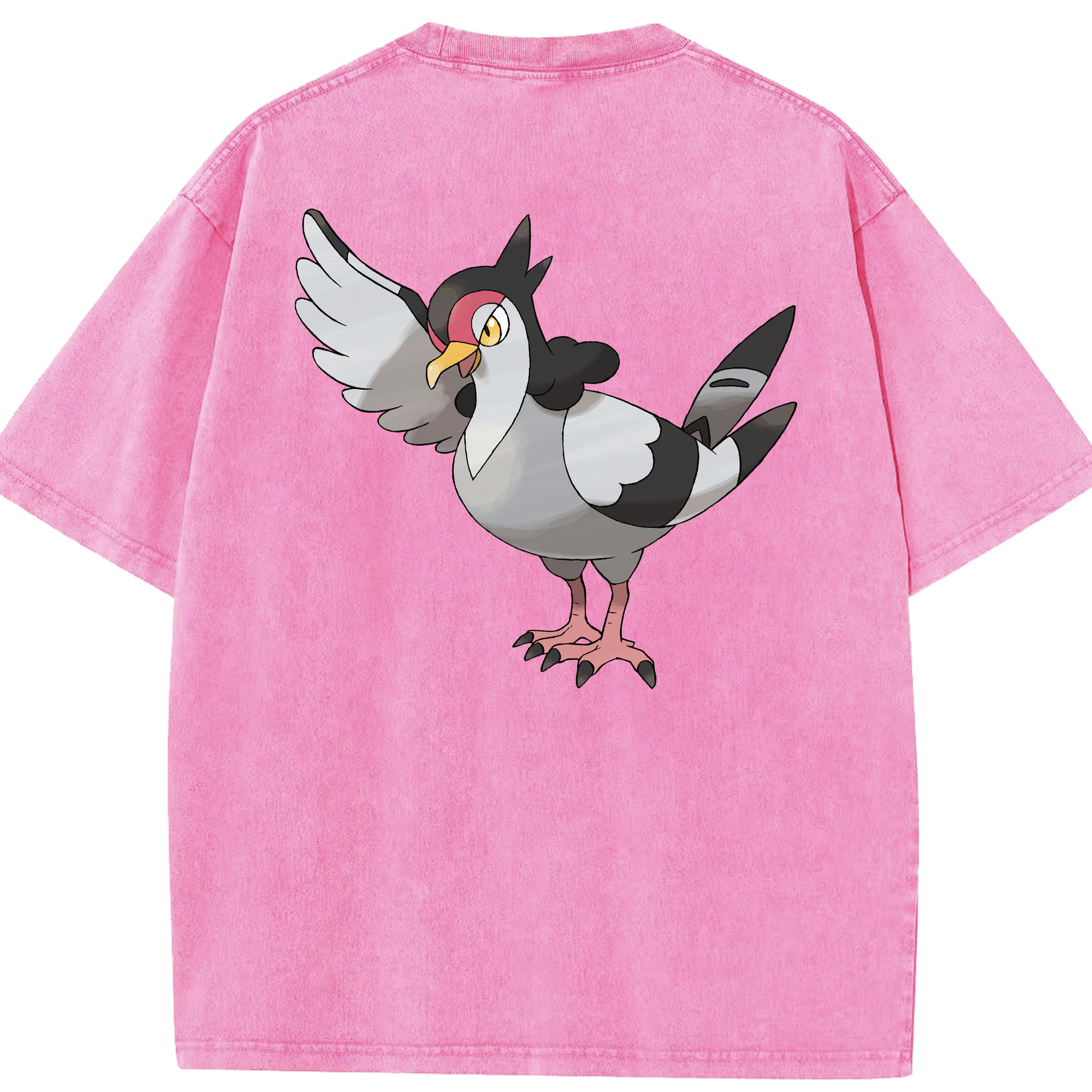 （画像用） ポケットモンスター Pokémon 綿100% ヴィンテージ風 半袖Tシャツ（背面プリント）